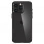 Apple iPhone 15 Pro Max Coque Spigen Ultra Hybrid Clair comme du cristal  Noir mat