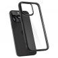 Apple iPhone 15 Pro Max Coque Spigen Ultra Hybrid Clair comme du cristal  Noir mat