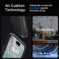 Apple iPhone 15 Pro Max Coque Spigen Ultra Hybrid Clair comme du cristal  Noir mat