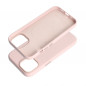 Apple iPhone 15 Coque Leather Mag Cover Élégant  MagSAFE  Rose sable