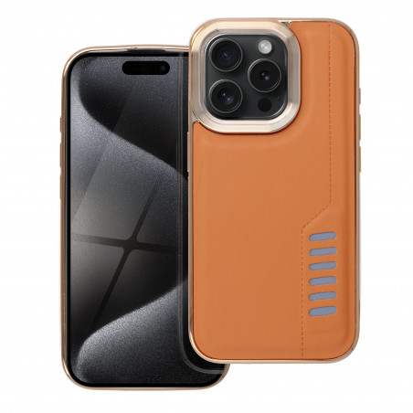 Apple iPhone 15 Pro Coque MILANO Brun