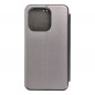 Apple iPhone 15 Pro Portefeuilles Book Elegance Élégant  Gris