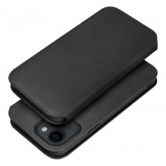 Apple iPhone 15 Portefeuilles Dual Pocket book Noir