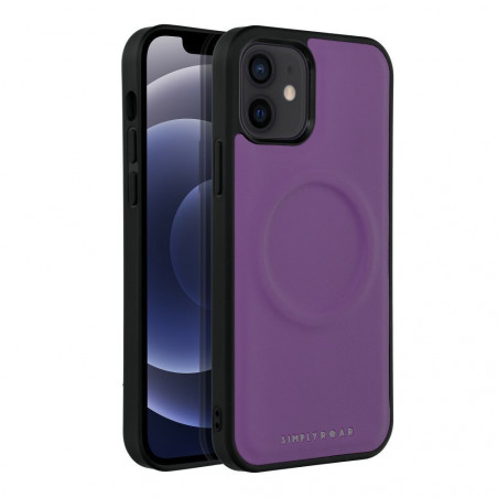 Apple iPhone 12 Coque Roar Mag Morning Élégant  MagSAFE  Violet (Purple)