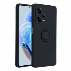 XIAOMI Redmi Note 12 Pro 5G Coque Silicone ring Noir
