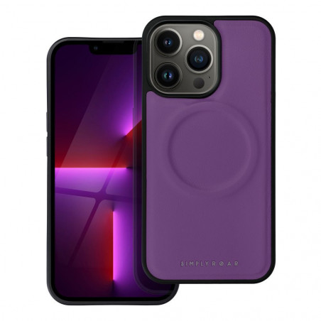 Apple iPhone 13 Pro Coque Roar Mag Morning Élégant  MagSAFE  Violet (Purple)