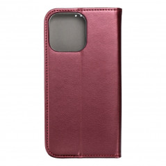 Apple iPhone 15 Pro Max Portefeuilles Smart Magneto book Bourgogne