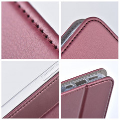 Apple iPhone 15 Pro Max Portefeuilles Smart Magneto book Bourgogne