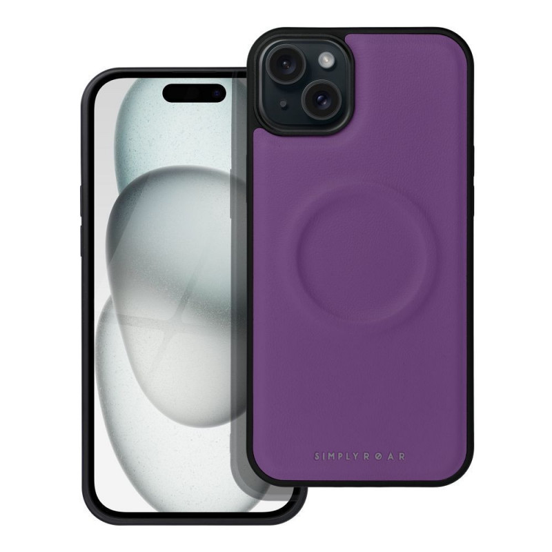 Apple iPhone 14 Plus Coque Roar Mag Morning Élégant  MagSAFE  Violet (Purple)