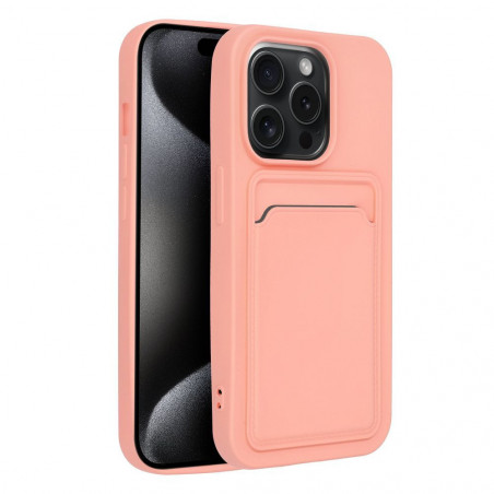 Apple iPhone 15 Pro Coque Card Rose