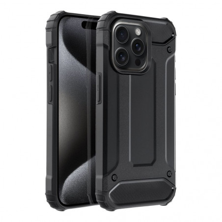 Apple iPhone 15 Pro Couverture durcie Armor Noir