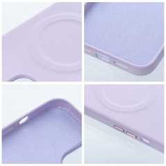 Apple iPhone 12 Pro Coque Roar Leather Mag Élégant  MagSAFE  Violet (Purple)