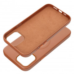 Apple iPhone 12 Pro Max Coque Roar Leather Mag Élégant  MagSAFE  Brun