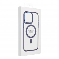 Apple iPhone 13 Pro Max Coque Color Edge Mag MagSAFE  Bleu marine
