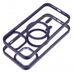Apple iPhone 13 Pro Max Coque Color Edge Mag MagSAFE  Violet profond