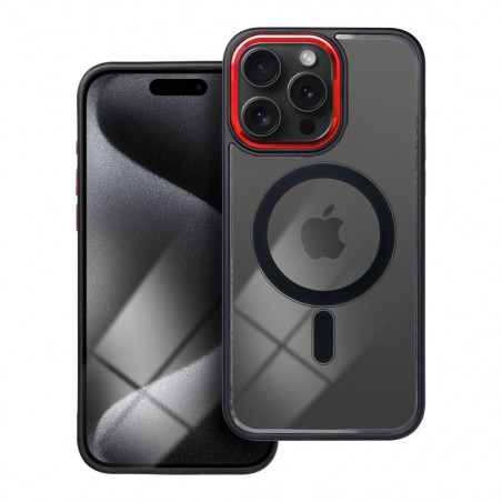 Apple iPhone 15 Pro Max Coque Color Edge Mag MagSAFE  Noir