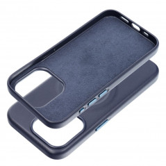 Apple iPhone 15 Pro Coque Roar Leather Mag Élégant  MagSAFE  Marine