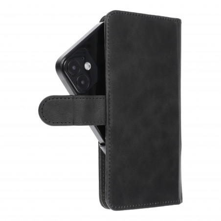 Samsung Galaxy S21 5G Etui universel, Portefeuilles COMMON book Élégant, Doublure douce à l'intérieur  Noir