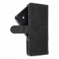 Samsung Galaxy S21 5G Etui universel, Portefeuilles COMMON book Élégant, Doublure douce à l'intérieur  Noir
