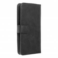 Samsung Galaxy S21 5G Etui universel, Portefeuilles COMMON book Élégant, Doublure douce à l'intérieur  Noir
