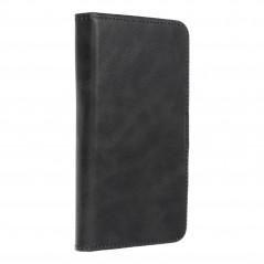 Samsung Galaxy S21 5G Etui universel, Portefeuilles COMMON book Élégant, Doublure douce à l'intérieur  Noir
