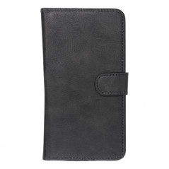 Samsung Galaxy S21 5G Etui universel, Portefeuilles COMMON book Élégant, Doublure douce à l'intérieur  Noir