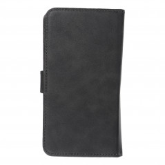 Samsung Galaxy S21 5G Etui universel, Portefeuilles COMMON book Élégant, Doublure douce à l'intérieur  Noir