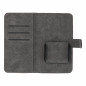 Samsung Galaxy S21 5G Etui universel, Portefeuilles COMMON book Élégant, Doublure douce à l'intérieur  Noir