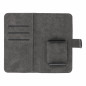 Samsung Galaxy S21 5G Etui universel, Portefeuilles COMMON book Élégant, Doublure douce à l'intérieur  Noir