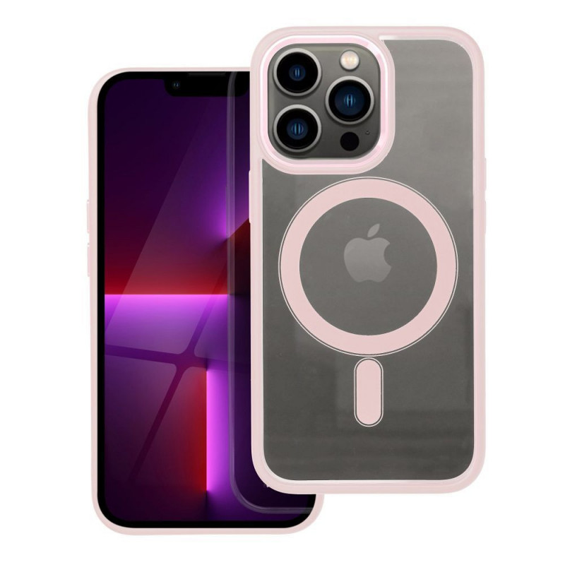 Apple iPhone 13 Pro Coque Color Edge Mag MagSAFE  Rose