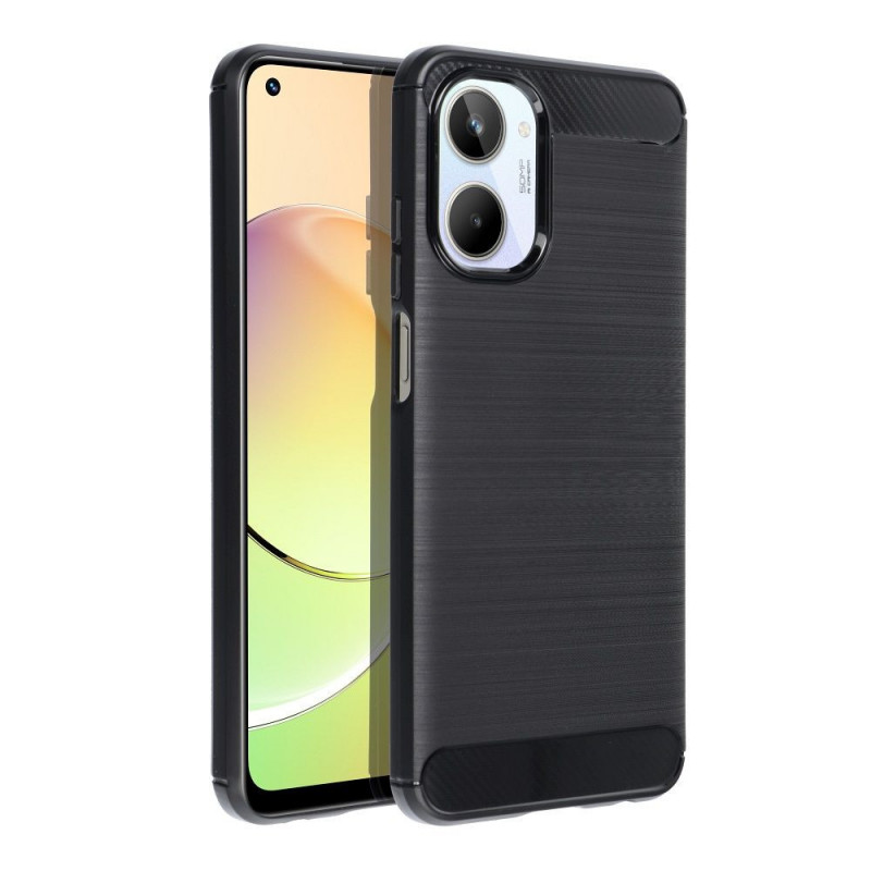 realme 10 Coque Carbon Élégant  Noir