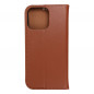 Apple iPhone 15 Pro Max Portefeuilles Leather case SMART PRO Élégant  Brun