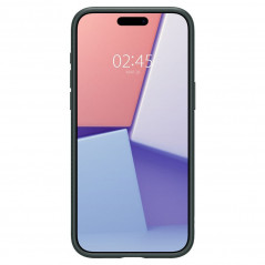 Apple iPhone 15 Pro Max Coque Spigen  Liquid Air Vert abysses