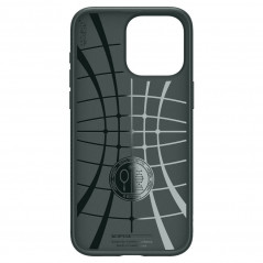 Apple iPhone 15 Pro Max Coque Spigen  Liquid Air Vert abysses