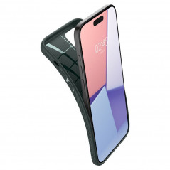 Apple iPhone 15 Pro Max Coque Spigen  Liquid Air Vert abysses