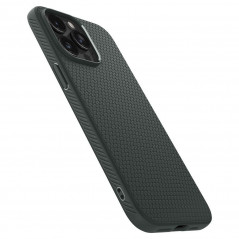 Apple iPhone 15 Pro Max Coque Spigen  Liquid Air Vert abysses
