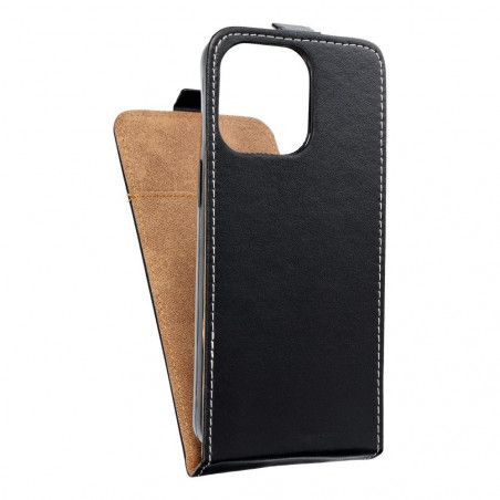 Apple iPhone 15 Pro Max Étuis verticaux Slim Flexi Fresh Noir