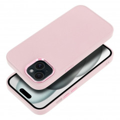 Apple iPhone 15 Coque FRAME Élégant  Rose poudré