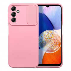 Samsung Galaxy A14 LTE Coque Slide Rose clair