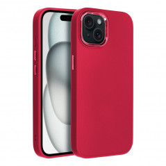 Apple iPhone 15 Coque FRAME Élégant  Magenta