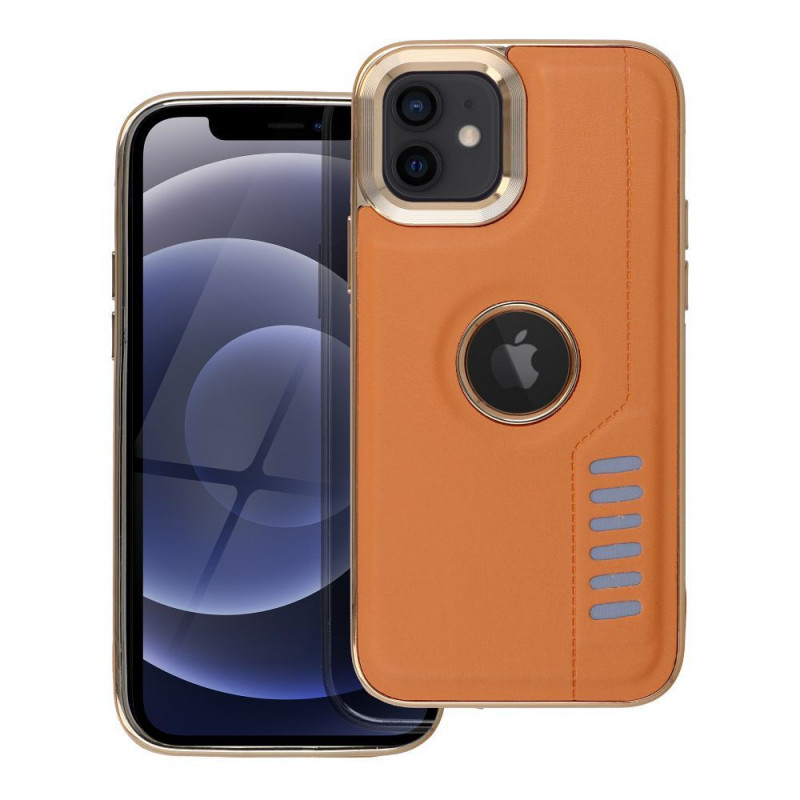 Apple iPhone 12 Coque MILANO Brun