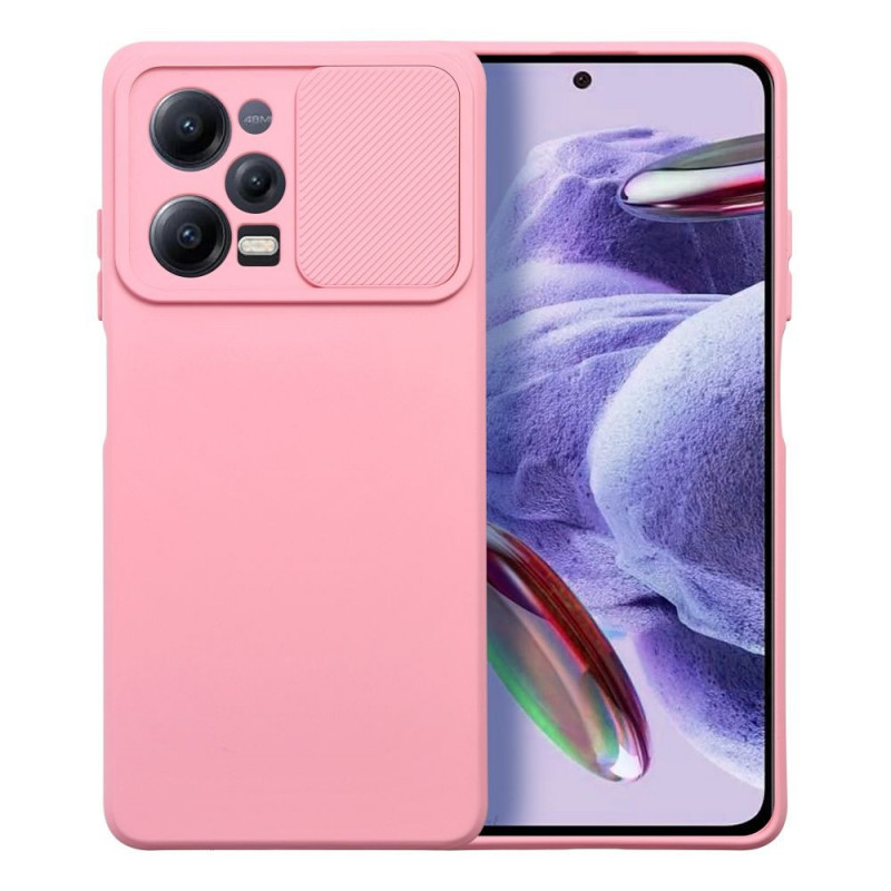 XIAOMI Redmi Note 12 Pro 5G Coque Slide Rose clair