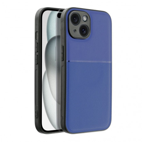 Apple iPhone 15 Coque Noble Bleu