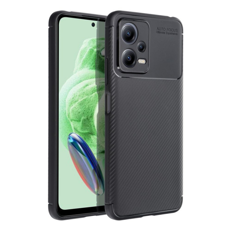 XIAOMI Redmi Note 12 5G Coque Carbon premium Élégant  Noir