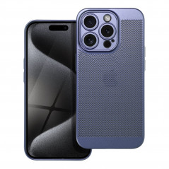 Apple iPhone 15 Pro Coque Breezy Bleu