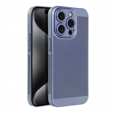 Apple iPhone 15 Pro Coque Breezy Bleu