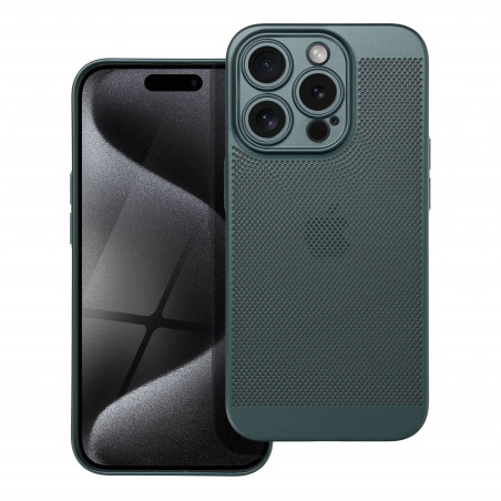 Apple iPhone 15 Pro Coque Breezy Vert