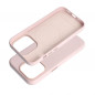 Apple iPhone 15 Pro Coque Leather Mag Cover Élégant  MagSAFE  Rose sable