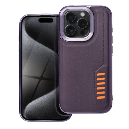 Apple iPhone 15 Pro Coque MILANO Pourpre foncé
