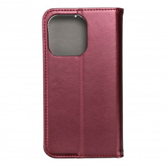 Apple iPhone 15 Pro Portefeuilles Smart Magneto book Bourgogne